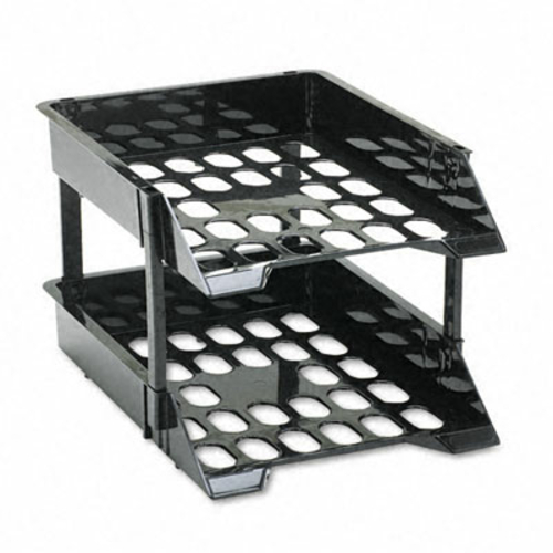 Deflect-O 63304 Super Tray Unbreakable Countertop Tray Set  Two-Tier  