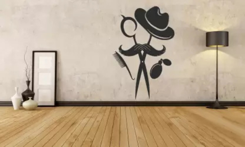 80 Cm A Style Salon Self Adhesive Sticker (Pack Of 1)