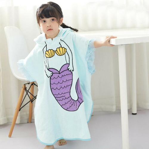 70*140cm Child Towelled Dressing Gown Sleeping