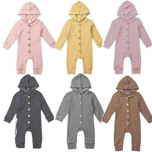 Newborn Baby Kids Boy Girl Rompers Autumn Winter