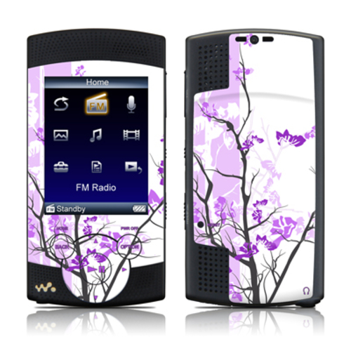 DecalGirl SWKS-TRANQUILITY-PRP S Series Walkman Skin - Violet Tranquil