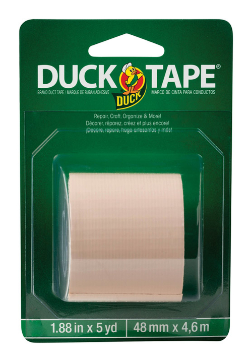 Duck Brand 4760393 Tape 1.88 in. x 5 Yard Beige Solid