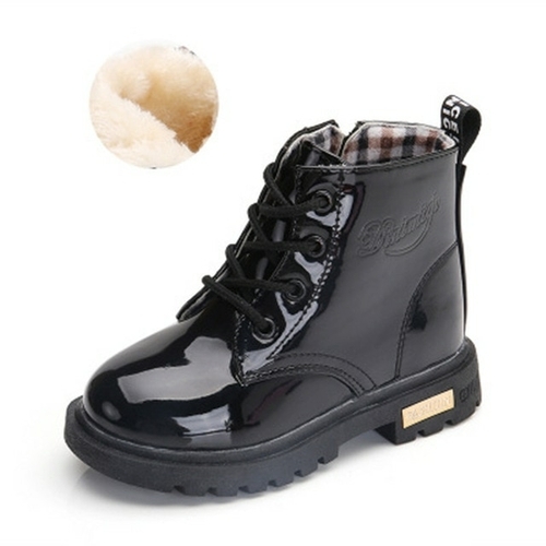 Leather Boots Boys Shoes Spring Autumn PU Leather