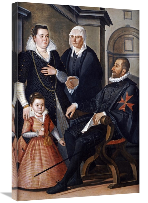 Global Gallery GCS-266220-30-142 30 in. Group Portrait of a Knight of 