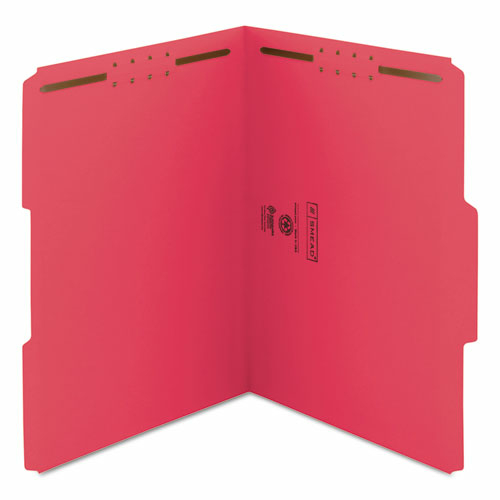 Smead Manufacturing 12742 WaterShed & CutLess Folder, Red