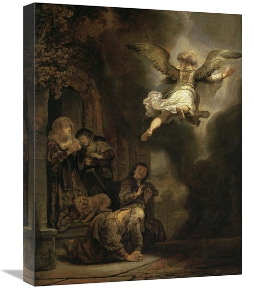 Global Gallery GCS-282711-22-142 22 in. Archangel Raphael Leaving the 