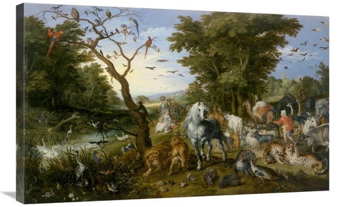 Global Gallery GCS-456173-36-142 36 in. The Entry of the Animals Into 