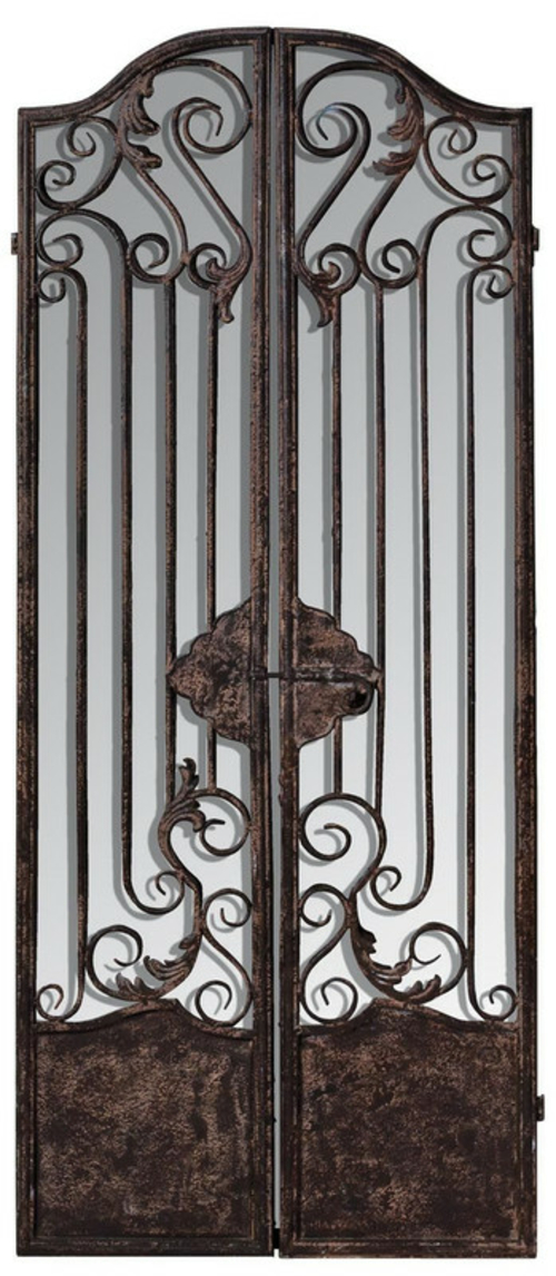 Mirrored Iron Room Divider