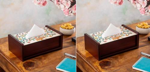 Madhubani Art Tissue Box PACK OF 2