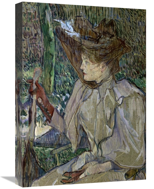 Global Gallery GCS-278199-22-142 22 in. Woman with Gloves Art Print - 