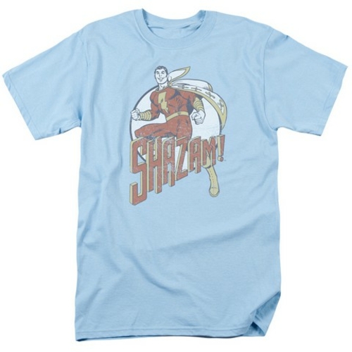 Trevco Dc-Stepping Out - Short Sleeve Adult 18-1 Tee - Light Blue- Ext