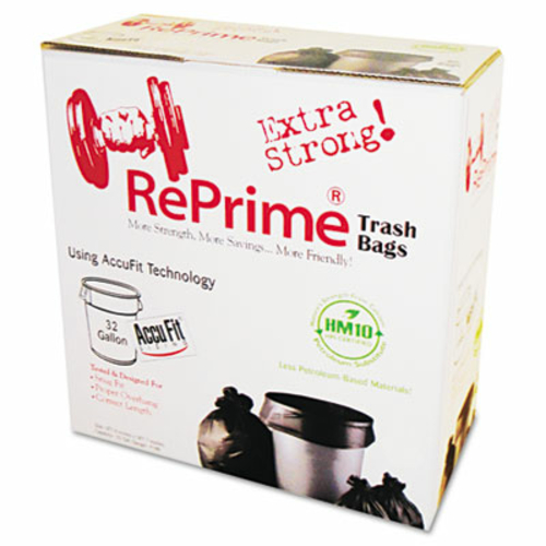 Her H6644TKRC1 Can Liners  32 gal  .90 mil  Black  33'&ap