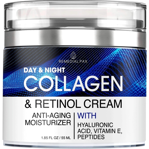 Collagen Cream for Face with Retinol and Hyaluronic Acid Day and Night