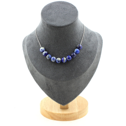 Lapis Lazuli from Pakistan quality 5A 8mm 10 beads necklace