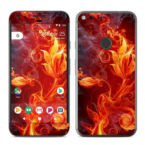 DecalGirl GPXL-FLWRFIRE Google Pixel XL Skin - Flower Of Fire