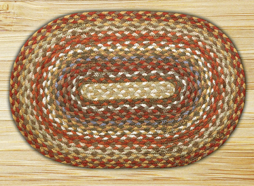 Earth Rugs 46-300 Honey-Vanilla-Ginger Round Swatch