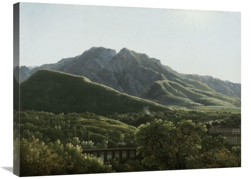 Global Gallery GCS-460066-2432-142 24 x 32 in. View of the Bridge & Pa