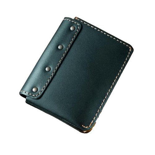 Leather Bifold Wallet for Men Includes Card Holder, ID Slot, and Cash