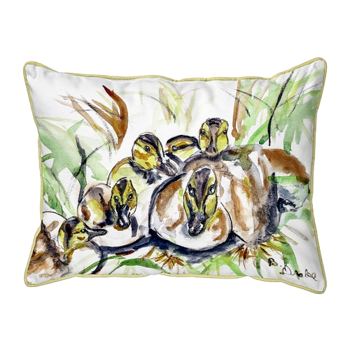 Betsy Drake HJ812 16 x 20 in. Ducklings Large Pillow