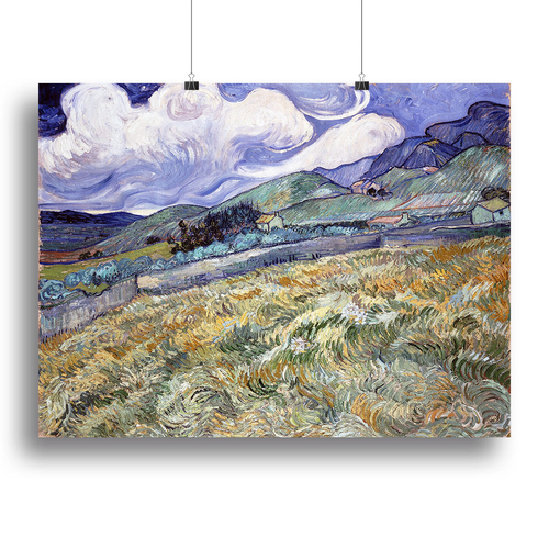 Landscape from Saint-Remy Canvas Print or Poster
