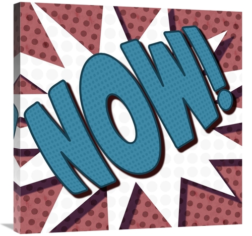 Global Gallery GCS-388377-3030-142 30 x 30 in. Word Power - Now Art Pr