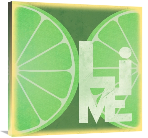 Global Gallery GCS-458093-3030-142 30 x 30 in. Citrus - Lime Art Print