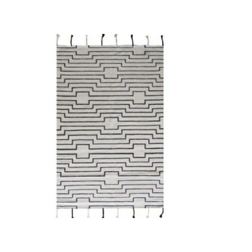 Juno Ivory Black Brown Rug