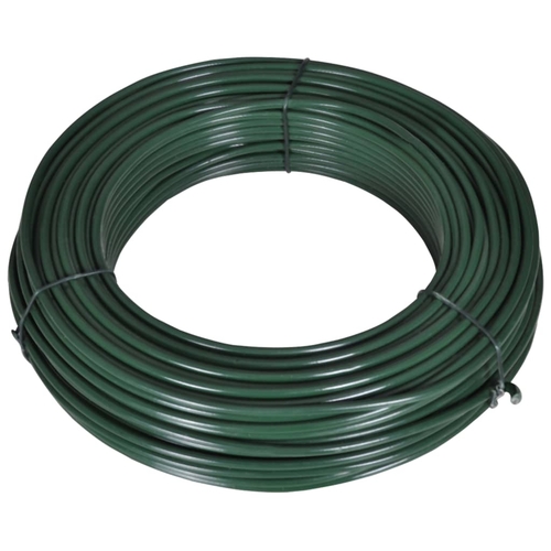 Fence Span Wire 262.5' 0.08"/0.12" Steel Green