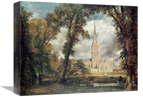 Global Gallery GCS-281906-16-142 16 in. Salisbury Cathedral Art Print 