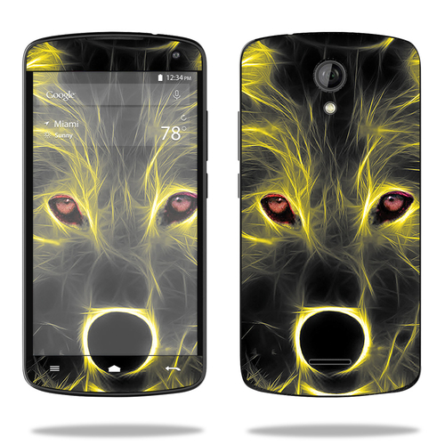 MightySkins BLUSTX8-Neon Wolf Skin for Blu Studio X8 HD - Neon Wolf