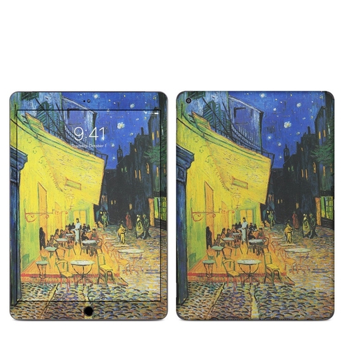 DecalGirl IPD8G-VG-CAFETERRACE-NIGHT Apple iPad 8th Gen Skin - Cafe Te