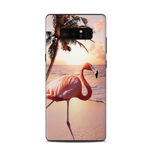 DecalGirl SAGN8-FLAMINGOPALM Samsung Galaxy Note 8 Skin - Flamingo Pal