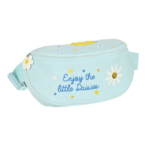 Belt Pouch BlackFit8 Daisies Light Blue (23 x 14 x 9 cm)