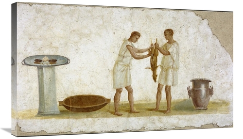 Global Gallery GCS-459933-36-142 36 in. Fragment of A Fresco Panel wit