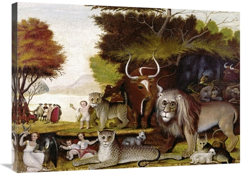 Global Gallery GCS-282201-36-142 36 in. The Peaceable Kingdom - I Art 