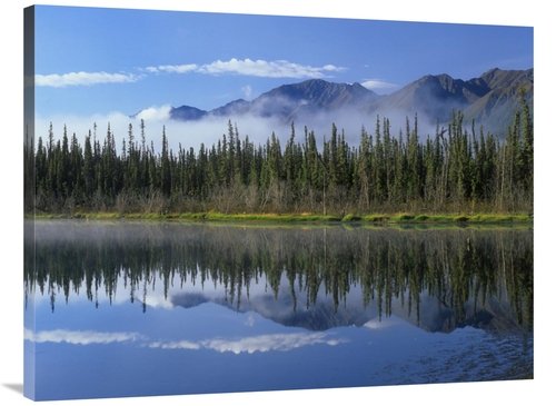 Global Gallery GCS-396957-3040-142 30 x 40 in. Lake Reflecting Mountai