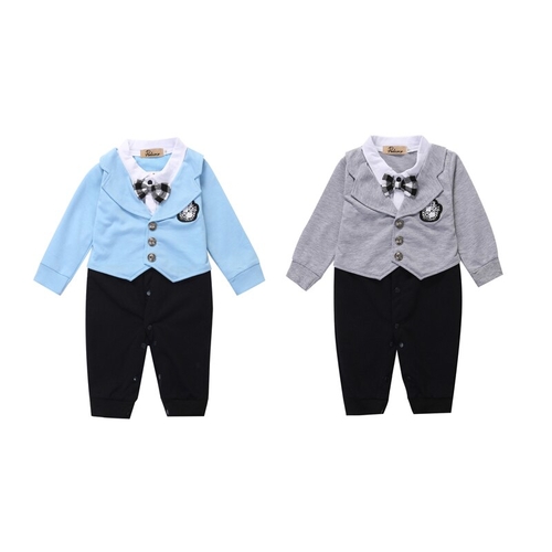 Formal Fashion Newborn Infant Baby Boys Cotton