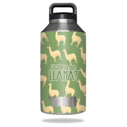 MightySkins YERABOT64-Llama Skin for Yeti Rambler Bottle 64 oz - Llama