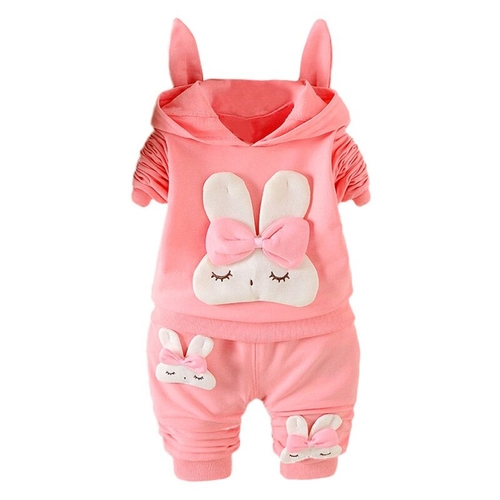 Toddler Baby Girl Clothes Set Long Sleeve Cartoon