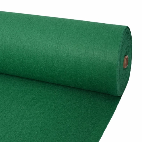 Exhibition Carpet Plain 39.4"x472.4" Green