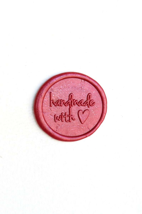 Handmade with Heart Wax Seal Stamp /Wax seal Stamp kit