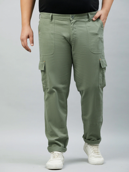 Men’s Cotton Cargo Pants (Color dark blue) (Size 32)