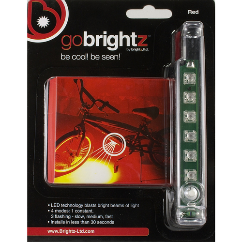 Brightz 9700287 Gobrightz Under Bike LED Light  Red