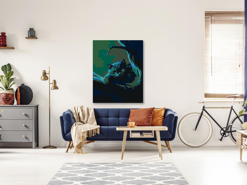 Paint by Numbers - CHESHIRE CAT AT NIGHT