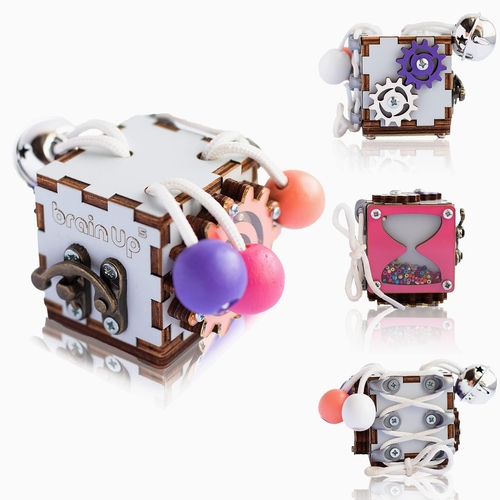 Busy Activity Cube for Travel Toddlers Kids Children Baby   Busy Board