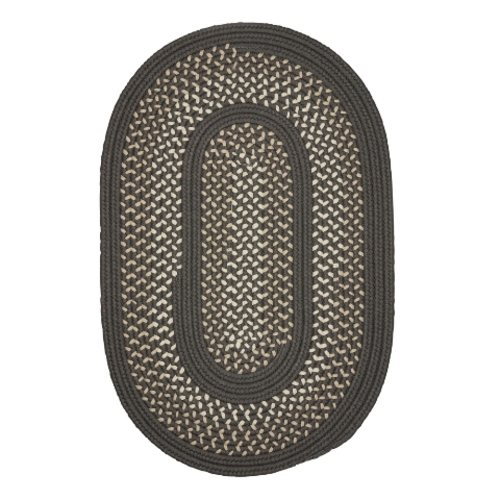 Colonial Mills Rug DF31R060X096 5 x 8 ft. Deerfield Braided Rug  Gray