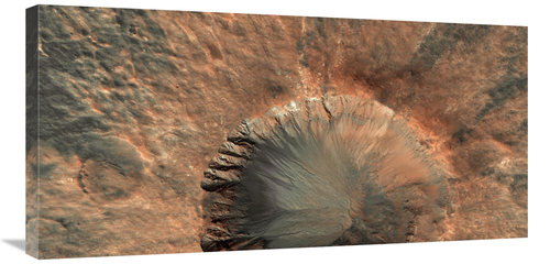 Global Gallery GCS-459306-1836-142 18 x 36 in. Mars HiRISE - Crater Ne