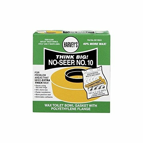 William H Harvey 4518296 Toilet Bowl Gasket with Flange No.10 Brass&#4