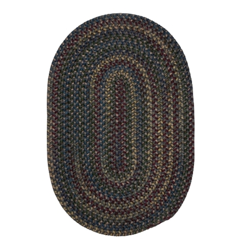 Colonial Mills Rug MN27R024X036 2 x 3 ft. Midnight Braided Rug Charco