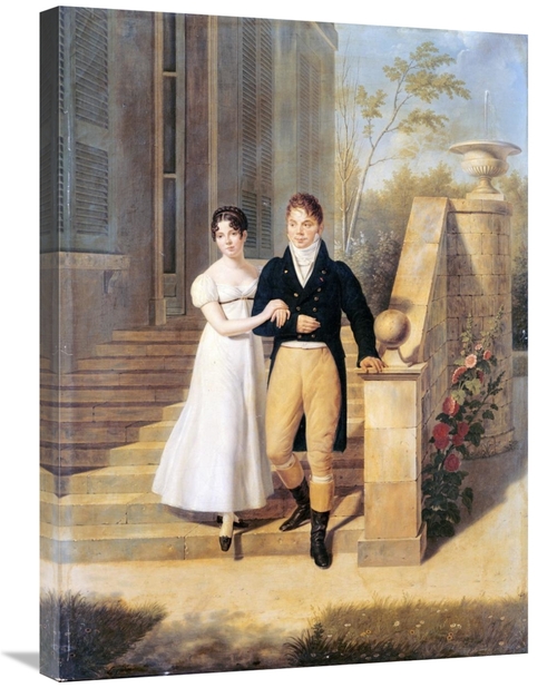 Global Gallery GCS-266714-30-142 30 in. Portrait of a Lady & a Gentlem